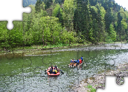 Pieniny, Spływ, Kajakowy, Rzeka, Dunajec