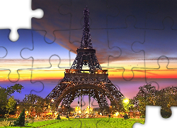 Francja, Paryż, Wieża Eiffla