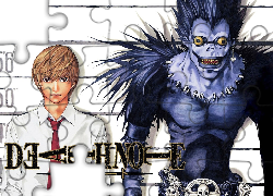 Death Note, podejrzany, zdjęcie, postać, facet, potwór