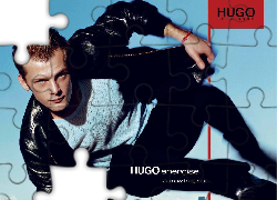 Hugo Boss, mężczyzna, kurtka, skórzana