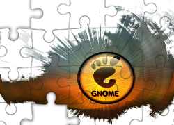 Gnome, oko, stopa, grafika