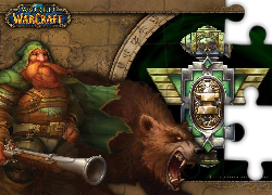 krasnolud, niedźwiedź, fantasy, fant World Of Warcraft
