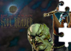 Legacy Of Kain Soul Reaver, postać, potwór, twarz, logo
