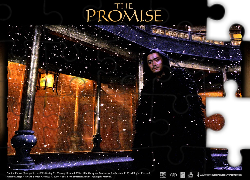 The Promise, Hiroyuki Sanada, śnieg, budynek, lampa