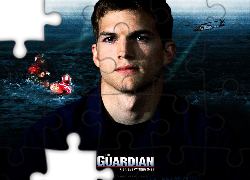 The Guardian, Ashton Kutcher, śmigłowiec, woda, ratownicy