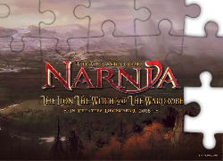 The Chronicles Of Narnia, napis, krajobraz, góry, las