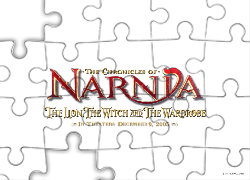The Chronicles Of Narnia, białe tło, napis
