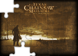 Texas Chainsaw Massacre The Beginning, piła łańcuchowa, człowiek, droga