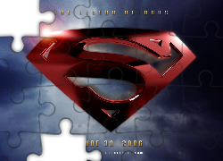 Superman Returns, logo, znak, niebo