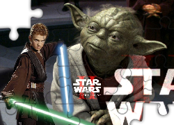 Star Wars, chłopiec, lasery, mistrz Yoda
