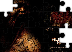 Silent Hill, plamy, twarz, horror