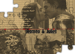 Romeo And Juliet, Claire Danes, Leonardo DiCaprio, pocałunak, wiersz