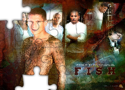 Prison Break, Skazany na śmierć, Amaury Nolasco, Wentworth Miller, postacie, ciało, Tatuaż