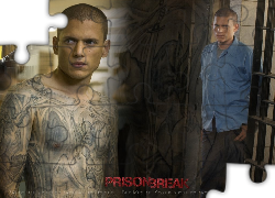 Prison Break, Skazany na śmierć, Wentworth Miller, tatuaż, szkic