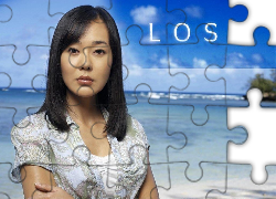 Filmy Lost, Yoon-jin Kim, stoi, ocean