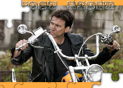 motocykl, Ghost Rider, Nicolas Cage