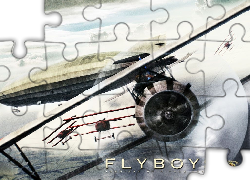 Flyboys, zeppelin, dwupłat