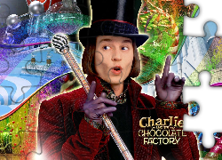 Charlie And The Chocolate Factory, Johnny Depp, cylinder, bajka