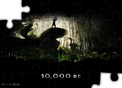 10000 Bc, las, człowiek, zwierzęta