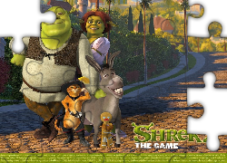 postacie, droga, Shrek 2