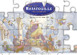 Ratatuj, Ratatouille, malowidło, ścienne