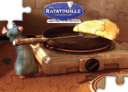 Film animowany, Ratatuj, Ratatouille, Szczur, Remy, Patelnia