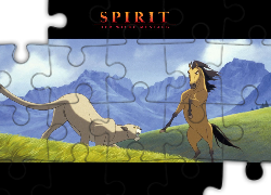 Mustang z Dzikiej Doliny, Spirit Stallion of the Cimarron, koń, puma