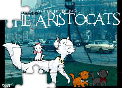 Film animowany, Aryskotraci, The Aristocats, koty, miasto