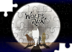 księżyc, postacie, gwiazdy, Wolfs Rain