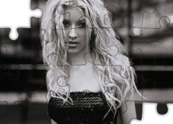 blond, włosy, Christina Aguilera