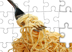 Spaghetti, Widelec