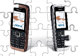 Nokia E51, Srebrny, Brązowy