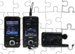 Nokia N81, Czarna, Słuchawki