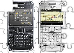 Nokia E72, Czarna, Nokia e71, Srebrna Nokia E71