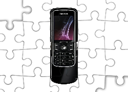 Nokia 8600 Luna, Czarna, Rozsuwana