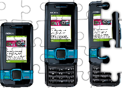 Nokia 7100, Granatowa, Niebieska, Rozsuwana