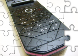 Nokia 7070 Prism, Czarna, Otwarta, Klawisze