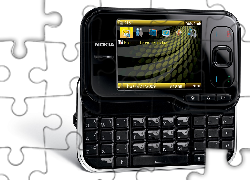 Nokia 6760, czarna, Klawiatura, QWERTY