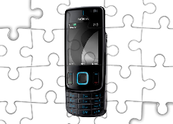 Nokia 6600 slide, Czarna, Rozłożona