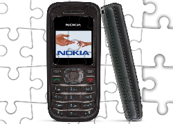 Nokia 1208, Czarna, Bok