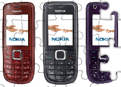 Nokia 3120, Rubinowa, Czarna, Fioletowa