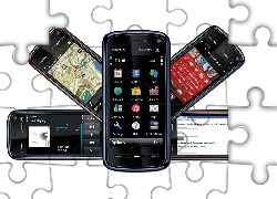 Nokia 5800 XpressMusic, Czarna, Wyświetlacz