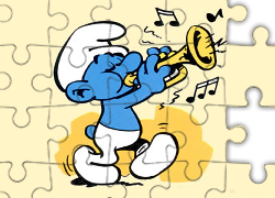Smerfy, The Smurfs, Smerf, Harmoniusz, Trąbka