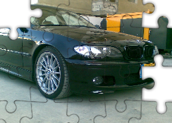 Przód, Czarny,  BMW 3, E46
