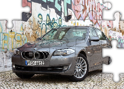 BMW F10, Reflektory, Graffiti