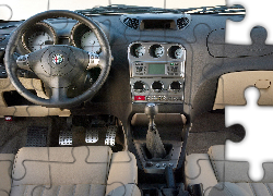 Alfa Romeo Crosswagon, Wnętrze, Kierownica