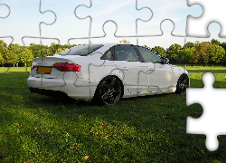 Obniżone, Białe, Audi A4 B8