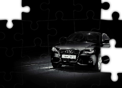 Czarne, Audi A4 B8, Światła, Dzienne