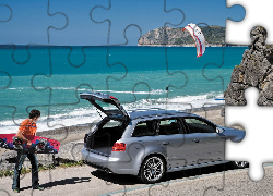 Audi RS, Plaża, Morze