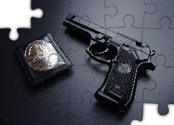 Odznaka, Policyjna, Beretta 92